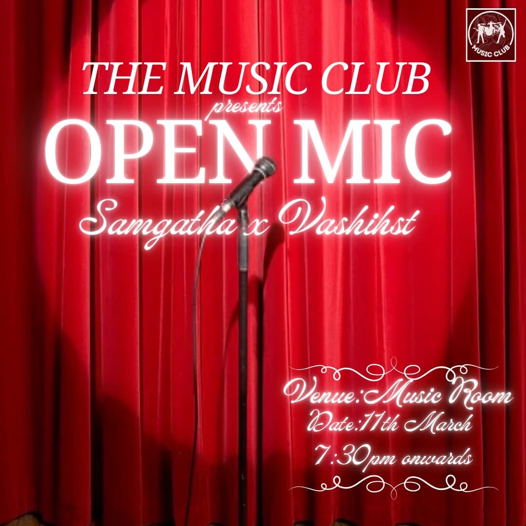 3rd Open Mic Night