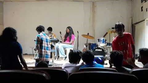Caitlin (Vocals) and Harith (Keyboard)